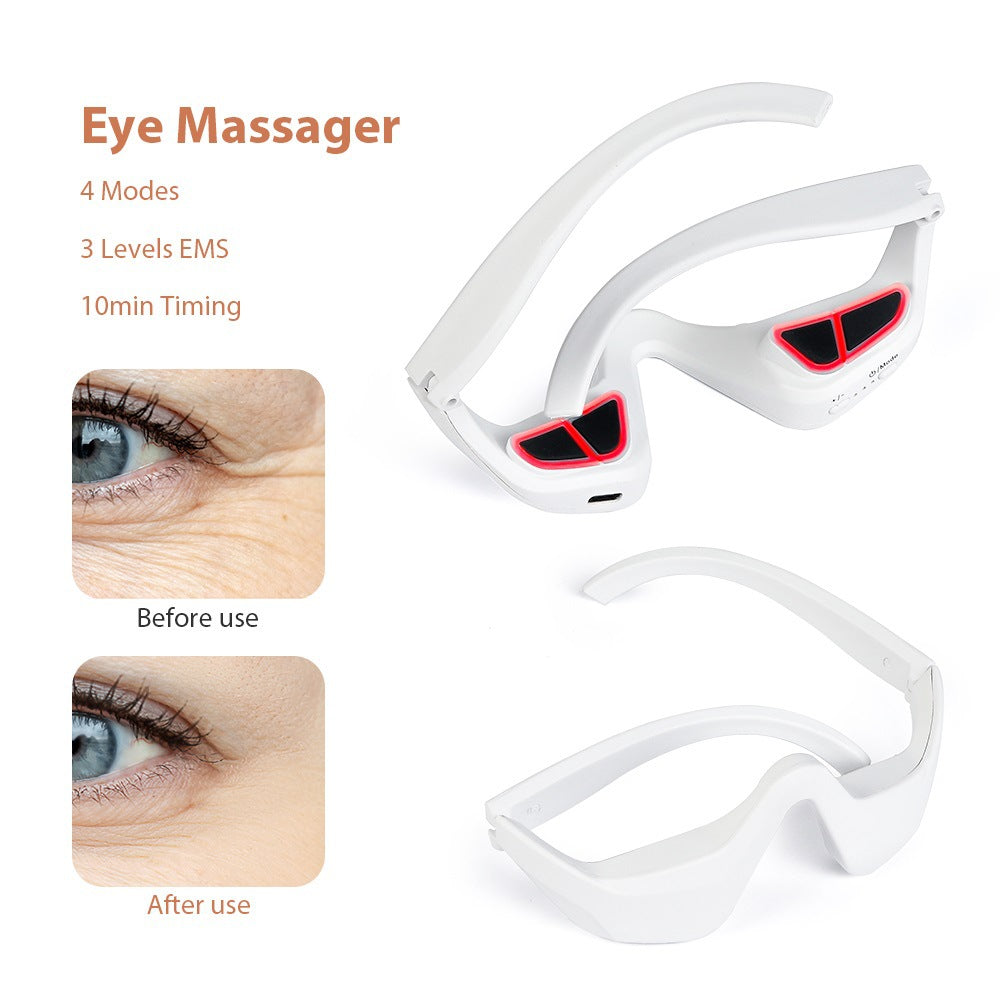 Bright Eye Lift™ – EMS & Red Light Therapy Eye Massager for Dark Circles, Puffiness & Eye Fatigue