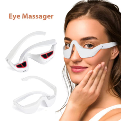 Bright Eye Lift™ – EMS & Red Light Therapy Eye Massager for Dark Circles, Puffiness & Eye Fatigue